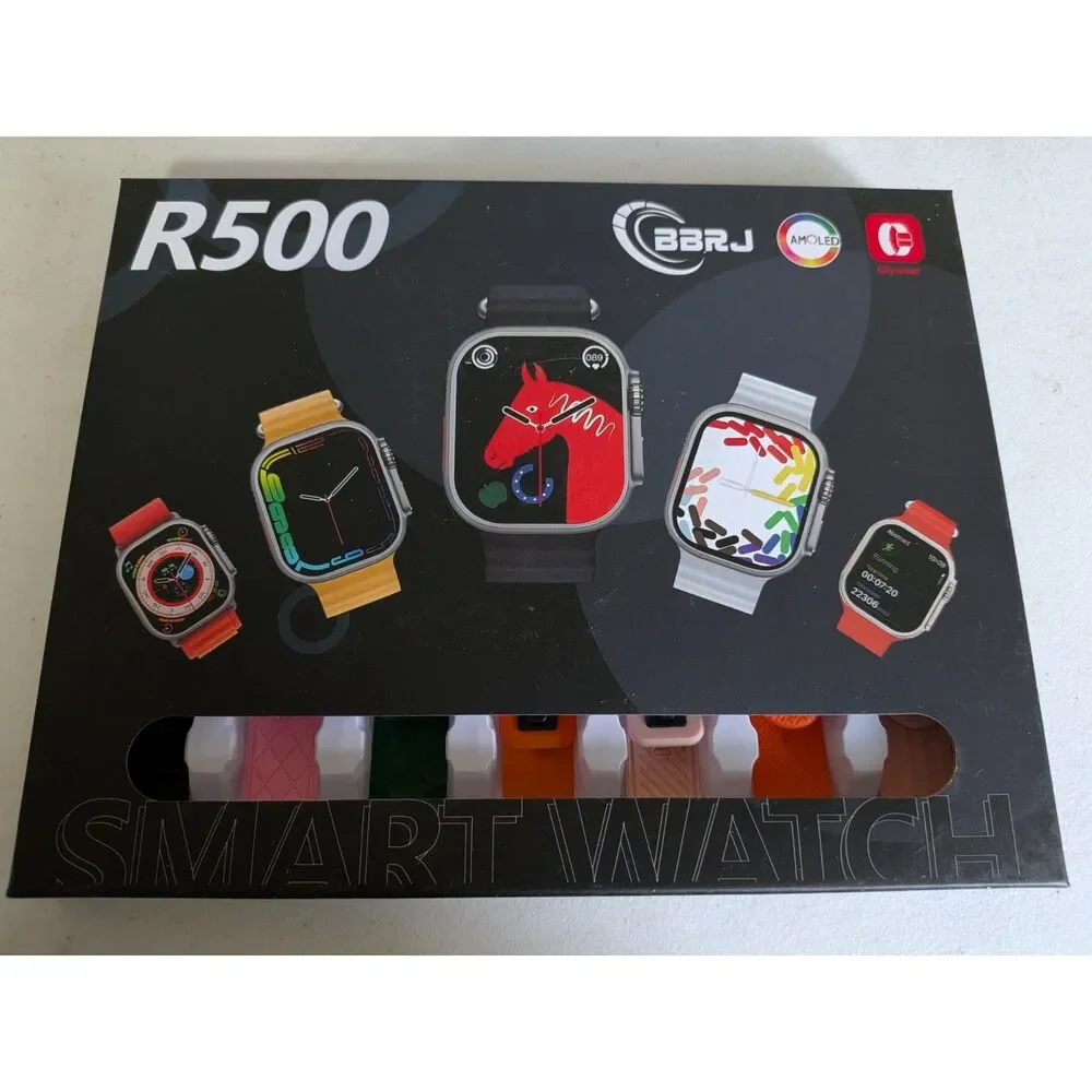 Smart Watch Bundle 44mm Open Box 7 Bands Charger and Smart Watch included